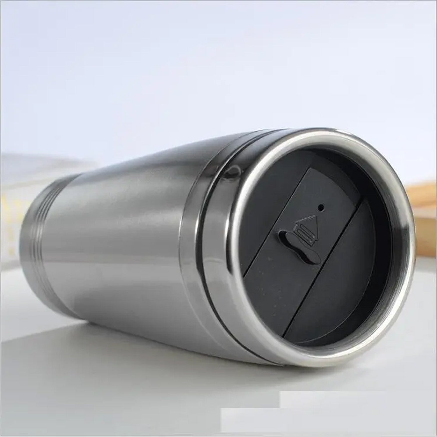 Stainless Steel Vacuum Glass Insulated Glass Coffee Cups (With Lid & Handle / 1 pc) Stainless Steel Vacuum Glass Insulated Glass Coffee Cups (With Lid & Handle / 1 pc)
